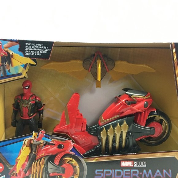 Spider-Man Jet Web Cycle And Figure 3 Piece Set - Picture 10 of 11